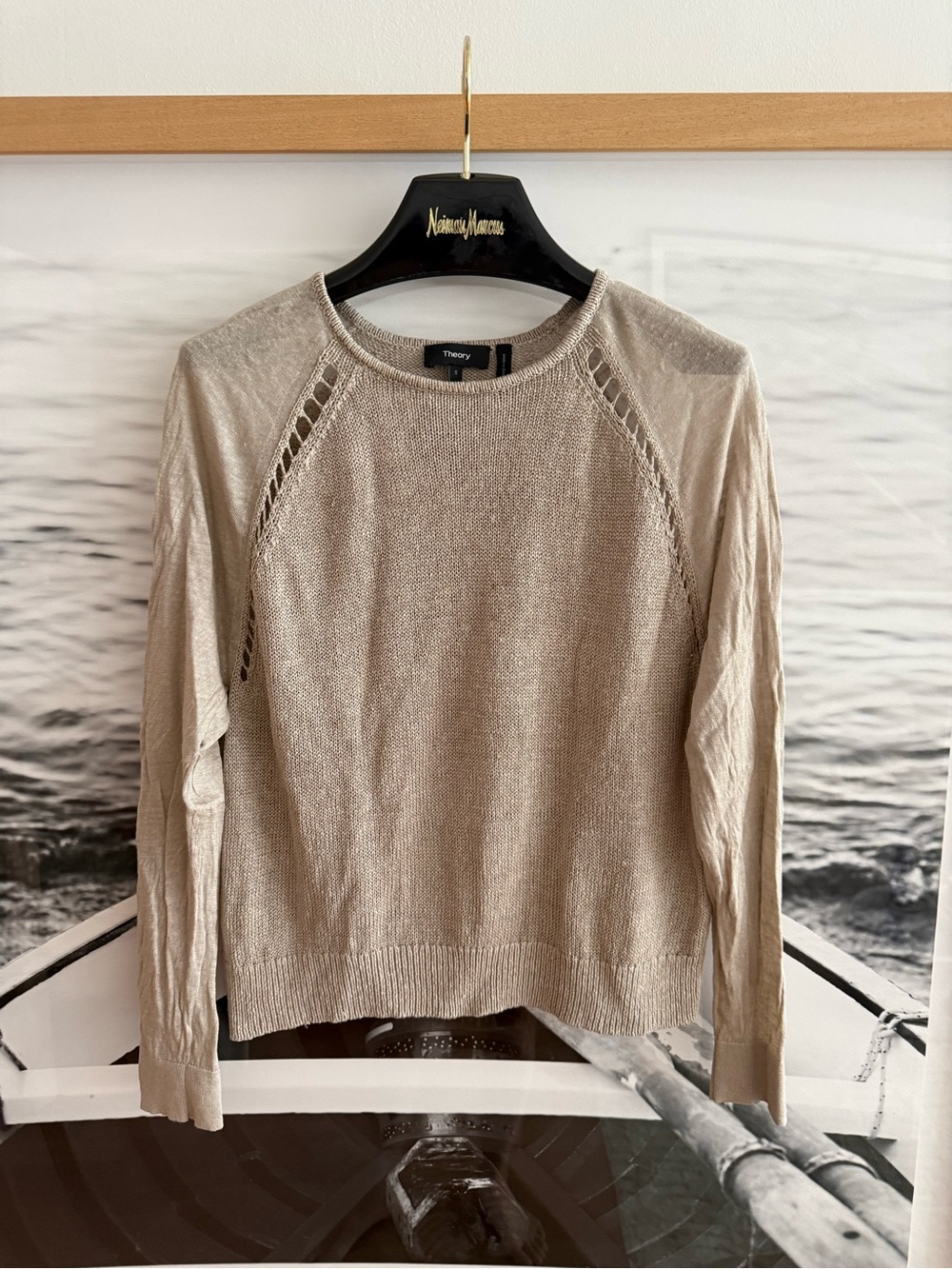 Theory Linen Crewneck